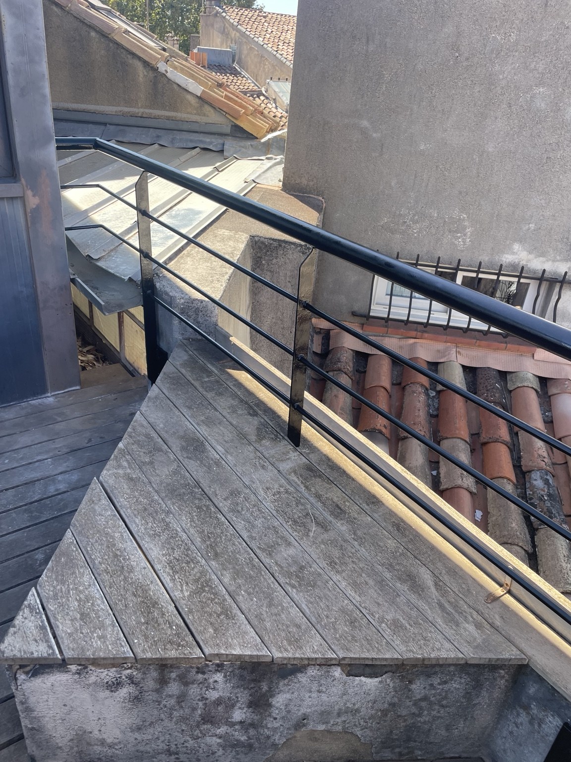 Garde-corps de terrasse réalisé par SR Soudure